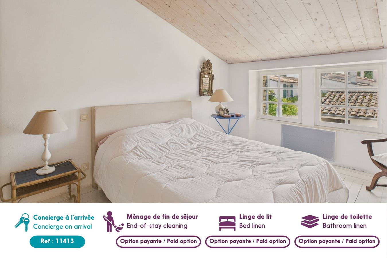 800 m de la plage, maison pour 4 avec terrasse in Les Portes-en-Ré, Isla de Ré