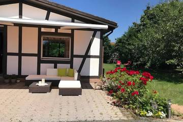Ferienhaus für 2 Personen, mit Garten am Edersee