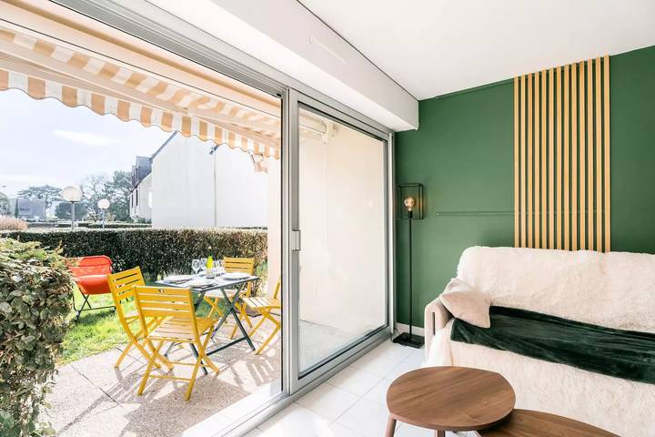 Gîte pour 4 personnes, avec Vue dans Plage de Beaumer