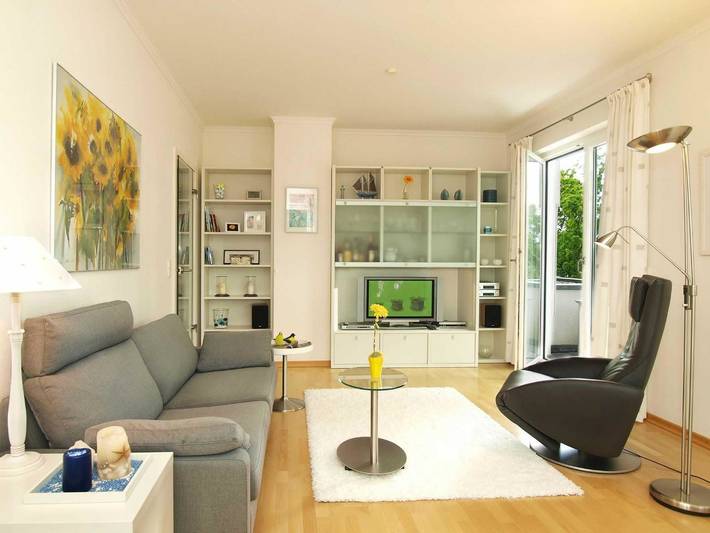Ferienwohnung für 2 Personen, mit Balkon und Sauna in Heringsdorf