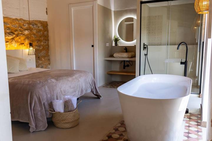 Apartamento de vacaciones para 2 personas, con terraza y vistas, Se admiten mascotas en Alcalá del Júcar