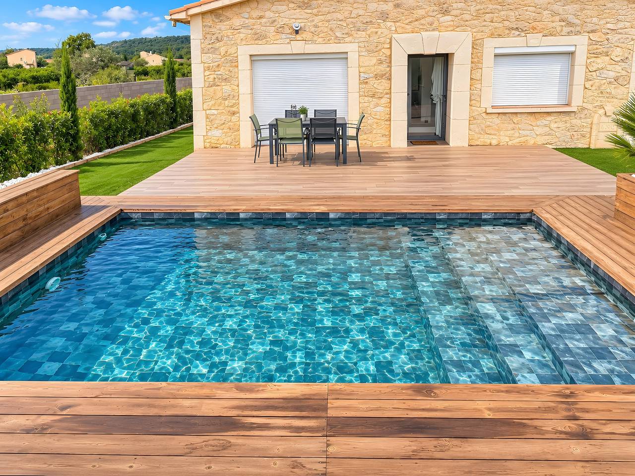 Villa 'El Mazet' mit Bergblick, privatem Pool und Klimaanlage in Lézignan-la-Cèbe, Mittelmeerküste (Frankreich)
