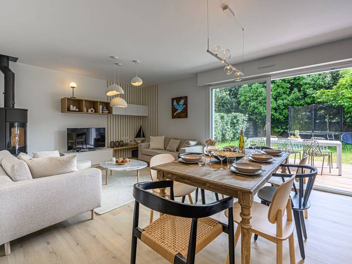 Maison de vacances pour 7 personnes, avec terrasse dans Carnac Plage