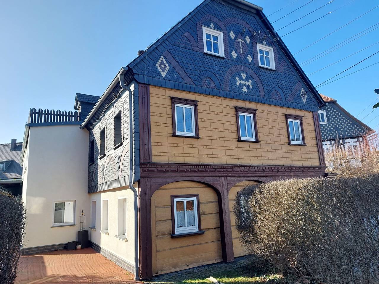 Ganze Wohnung, Blockstube in Großschönau, Zittauer Gebirge