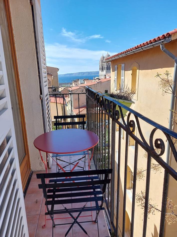 Gîte pour 2 personnes, avec Balcon dans Le Vieux Port (Marseille)
