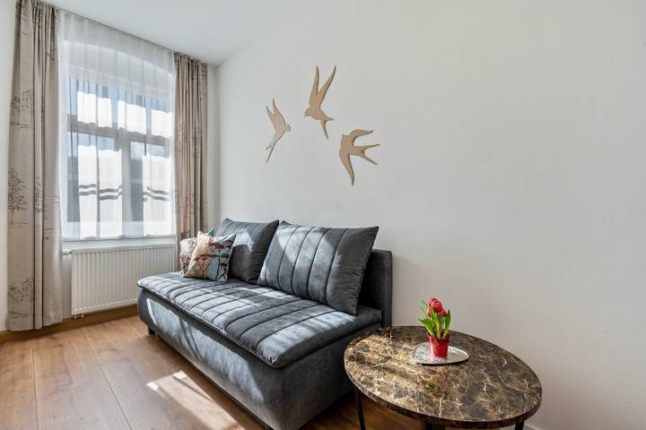 Appartement entier, Appartement '1' avec jardin partagé et Wi-Fi in Rathmannsdorf, Massif gréseux de l'Elbe