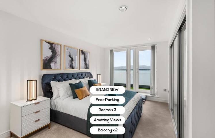 Holiday rental for 4 people, with Balcony and Terrace as well as View in Dundee