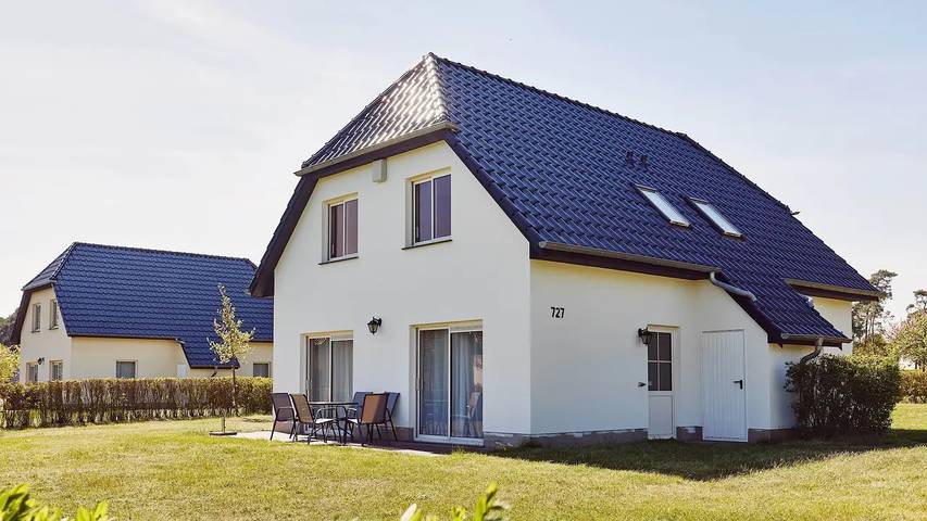 Ferienhaus für 4 Personen, mit Pool und Sauna sowie Terrasse, mit Haustier in Dobbin-Linstow