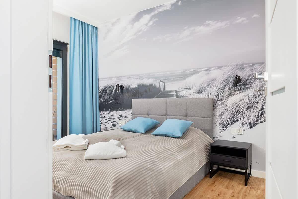 Ganze Wohnung, Ferienwohnung für 4 Personen mit Balkon/Terrasse in Dziwnów, Wollin