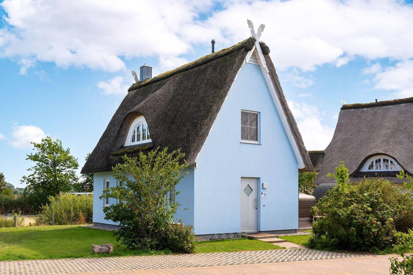 Urlaub im Reethaus Delphin mit Whirlpool und Sauna in Gramkow, Hohenkirchen