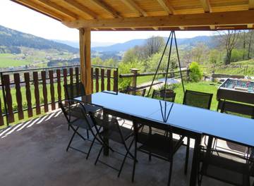 Gîte pour 10 personnes, avec balcon et jardin à Cleurie