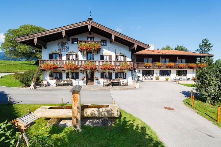 Pension für 2 Personen, mit Balkon und Terrasse sowie Garten in Ruhpolding