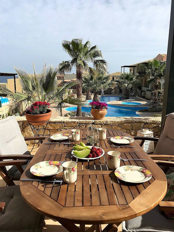 Vakantieappartement voor 4 personen, met balkon/terras op Kreta