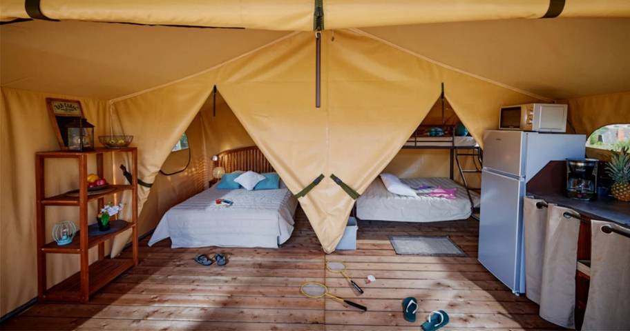 Camping pour 5 personnes, avec bassin pour enfant à Sérignan - 3