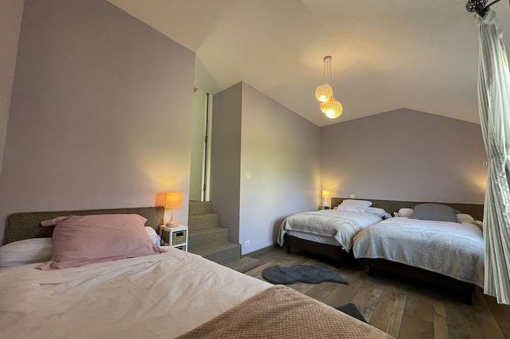 Gîte pour 4 personnes, avec terrasse ainsi que piscine et jardin dans Louchy-Montfand - 4