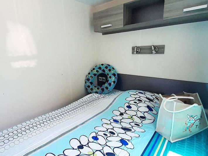 Camping Tikayan La Célestine - Mobilheim 8 personen - Texas Komfort in Alpes-de-Haute-Provence