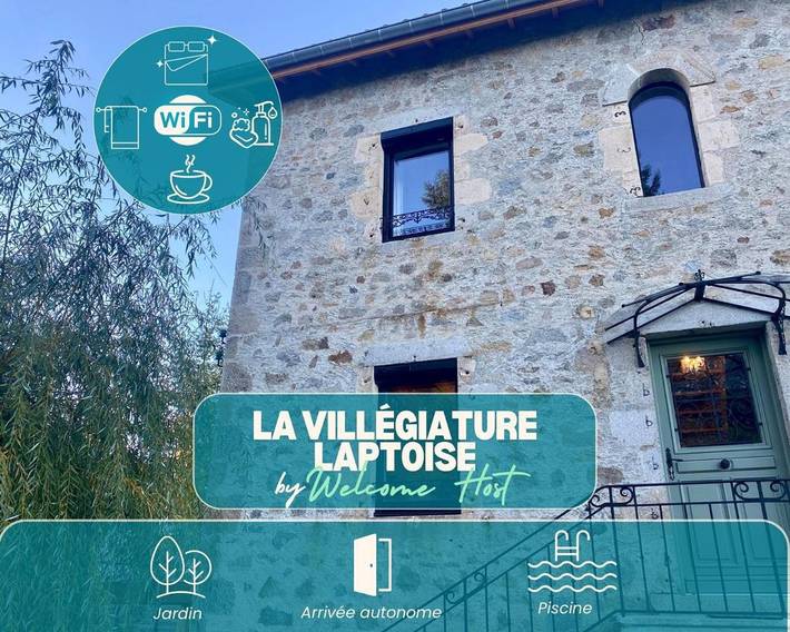 Location de vacances pour 6 personnes, avec terrasse et jardin à Lapte