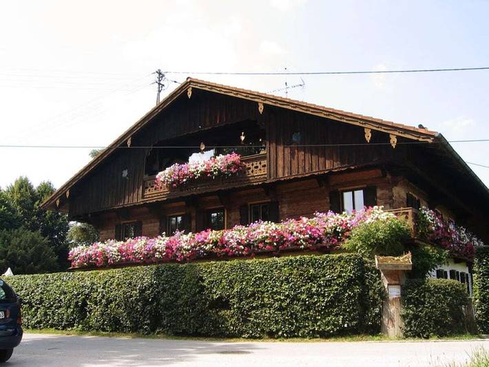 Ferienhaus für 4 Personen, mit Terrasse und Garten in Bad Heilbrunn
