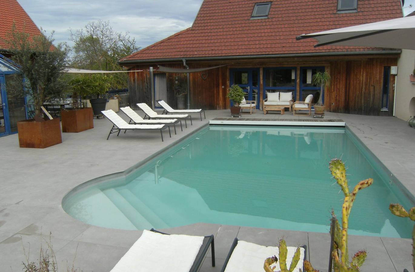 Maison 4 personnes en Alsace avec piscine in Orschwihr, Parc naturel régional des Ballons des Vosges