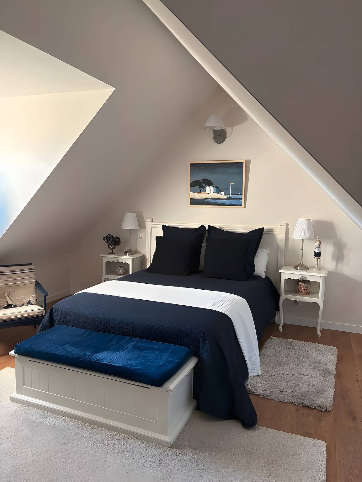 Bed and Breakfast 'Les Goélands - 2' con jardín compartido y Wi-Fi in Saint-Cast-le-Guildo, Región de Dinan