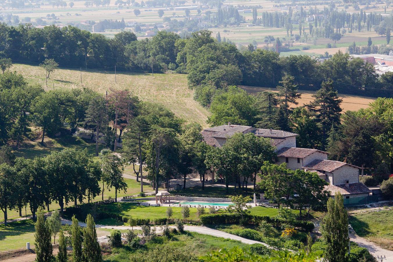 Villa Benveduti in Gubbio, Umbria