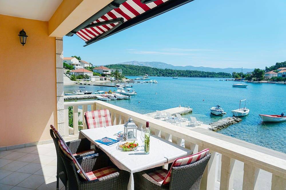 Ganze Wohnung, 2-Zimmer-Ferienwohnung am Strand Lumbarda, Korcula in Lumbarda, Korcula