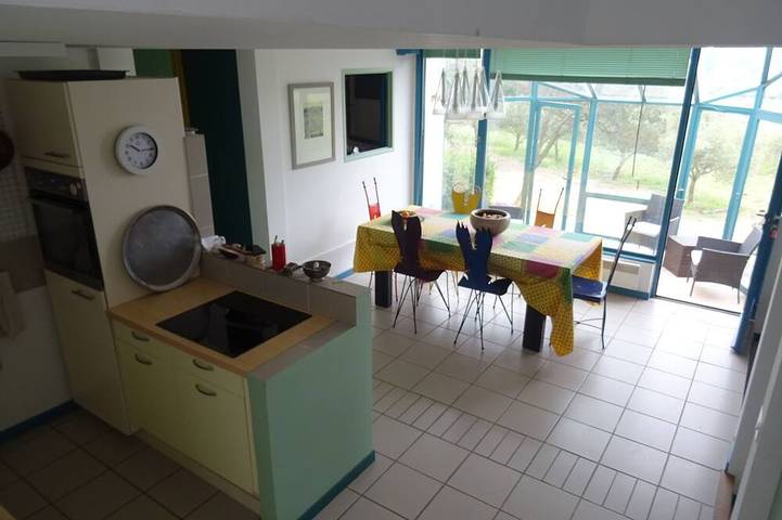 Maison de campagne pour 10 personnes, avec Jardin à Lussan - 4