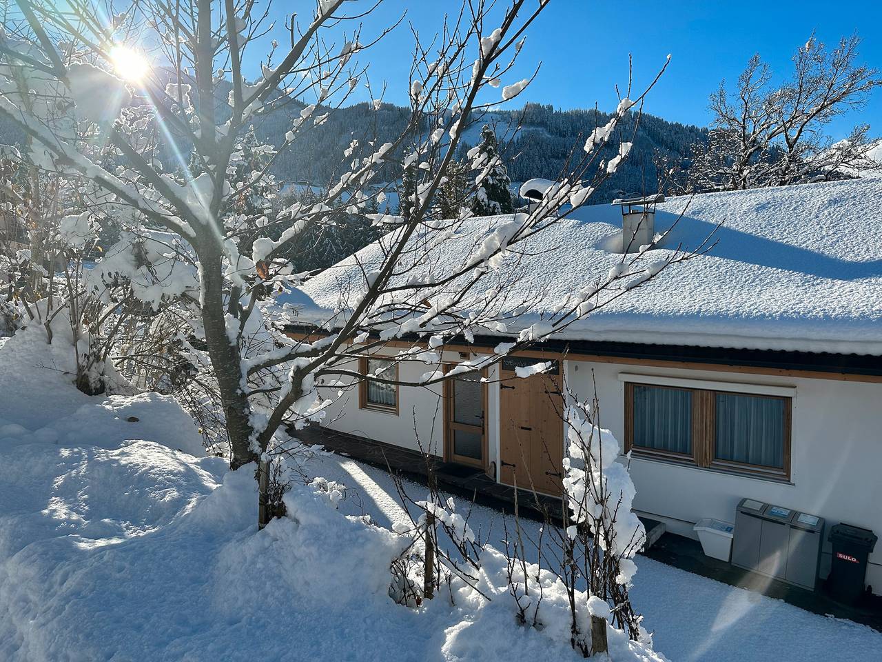 Ferienhaus 'Anton' mit Bergblick, privater Terrasse und Wlan in Gerlosberg, Tiroler Unterland