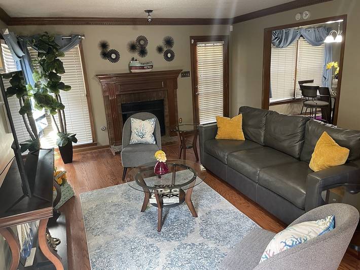 Vacation rental for 7 people, with yard and terrace, with pets in Memphis
