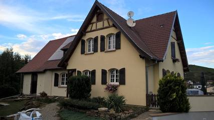 Gîte pour 2 personnes, avec jardin et terrasse à Westhalten
