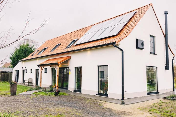 Chambre d’hôte pour 2 personnes, avec Terrasse ainsi que Jardin et Vue à Assenede
