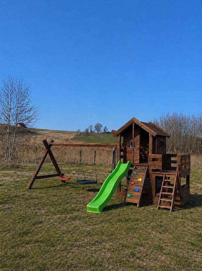 Camping für 6 Personen, mit Garten und Ausblick sowie Terrasse und Seeblick in Ermland-Masuren - 3