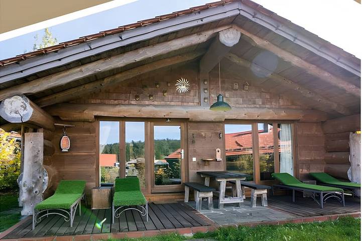 Chalet für 4 Personen, mit Garten und Sauna in Sankt Englmar