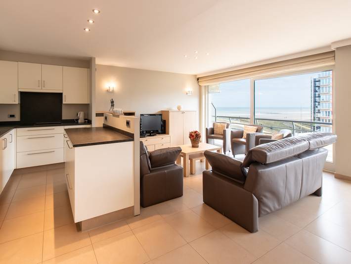 Appartement de vacances pour 6 personnes, avec balcon, adapté aux familles en Belgique