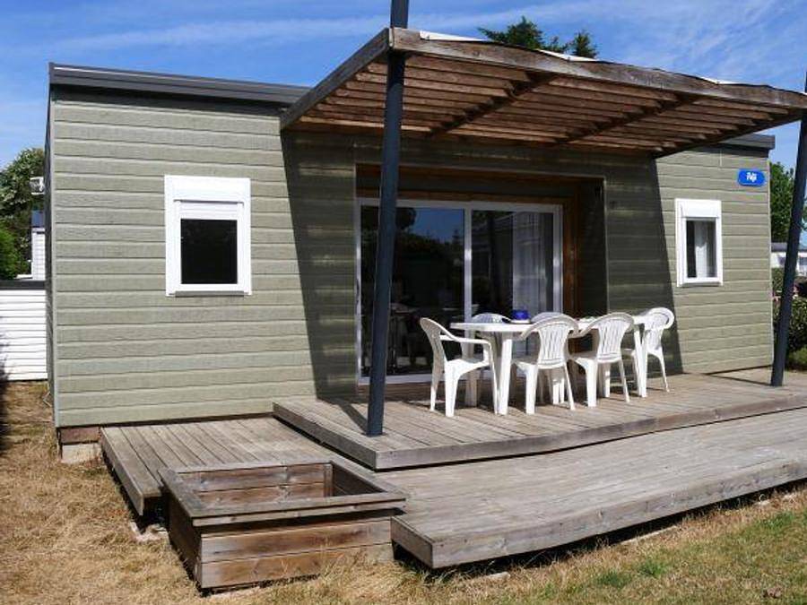 Camping La Bolée d'Air - Chalet 6 personas - Alizé - 3 habitaciones in Saint-Vincent-sur-Jard, Vandea