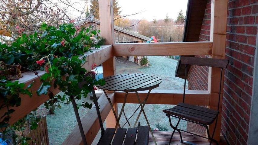 Ferienwohnung für 4 Personen, mit Balkon in Laage - 2