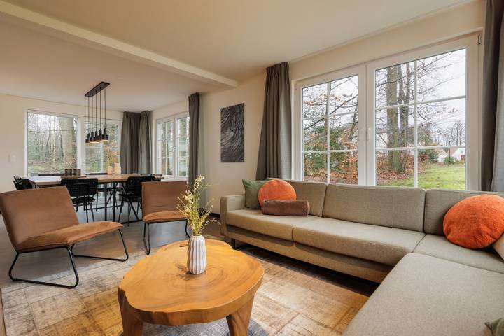 Ferienhaus für 9 Personen, mit Balkon/Terrasse und Terrasse sowie Garten und Sauna in Bad Bentheim