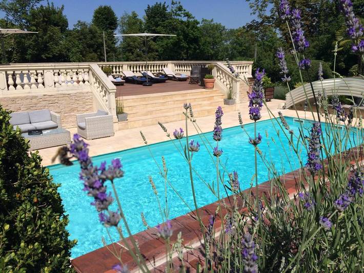 Hôtel pour 2 personnes, avec jardin ainsi que piscine et vue