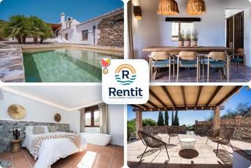 Chalet para 6 personas, con jardín además de piscina y vistas en Provincia de Granada