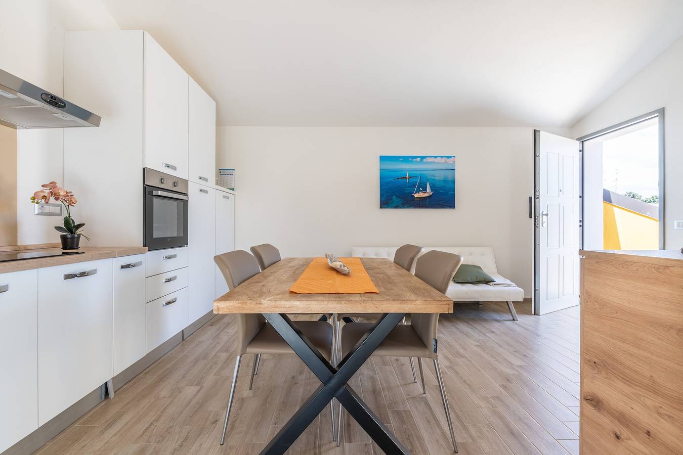 Appartement entier, Appartement 'Casa Vacanze Alba Mar' avec balcon, Wi-Fi et climatisation in Sant'Antioco Ville, Île de Sant'Antioco