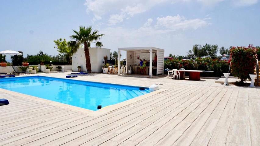 Gîte pour 5 personnes, avec vue et sauna ainsi que piscine et jardin à Manfredonia - 4