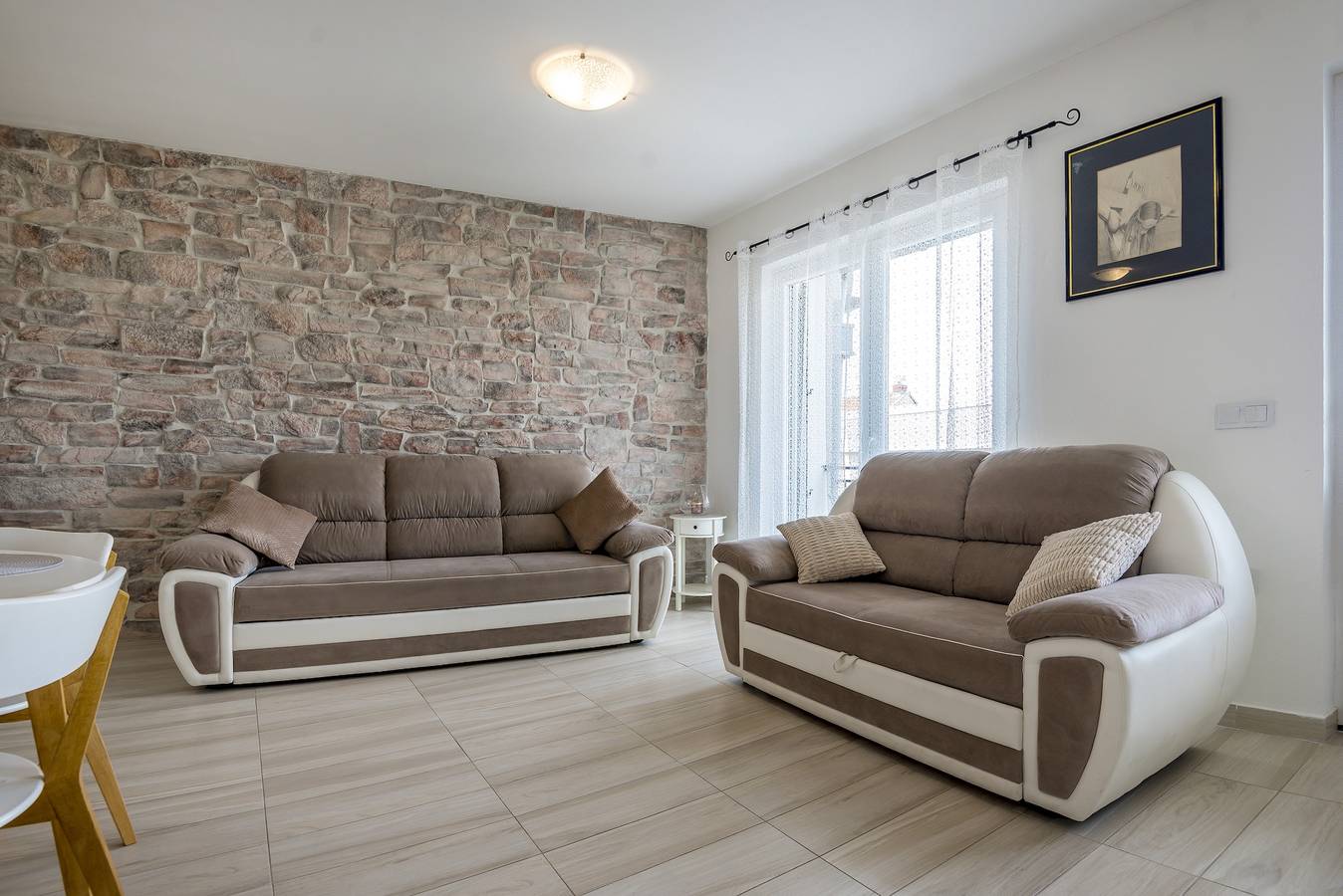 Ganze Wohnung, 2-Zimmer-Ferienwohnung mit Balkon und Meerblick Sibenik A-21075-a in Sibenik, Šibenik-Knin