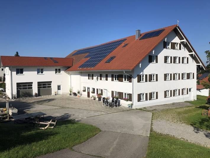 Ferienhaus für 4 Personen, mit Garten in Altusried