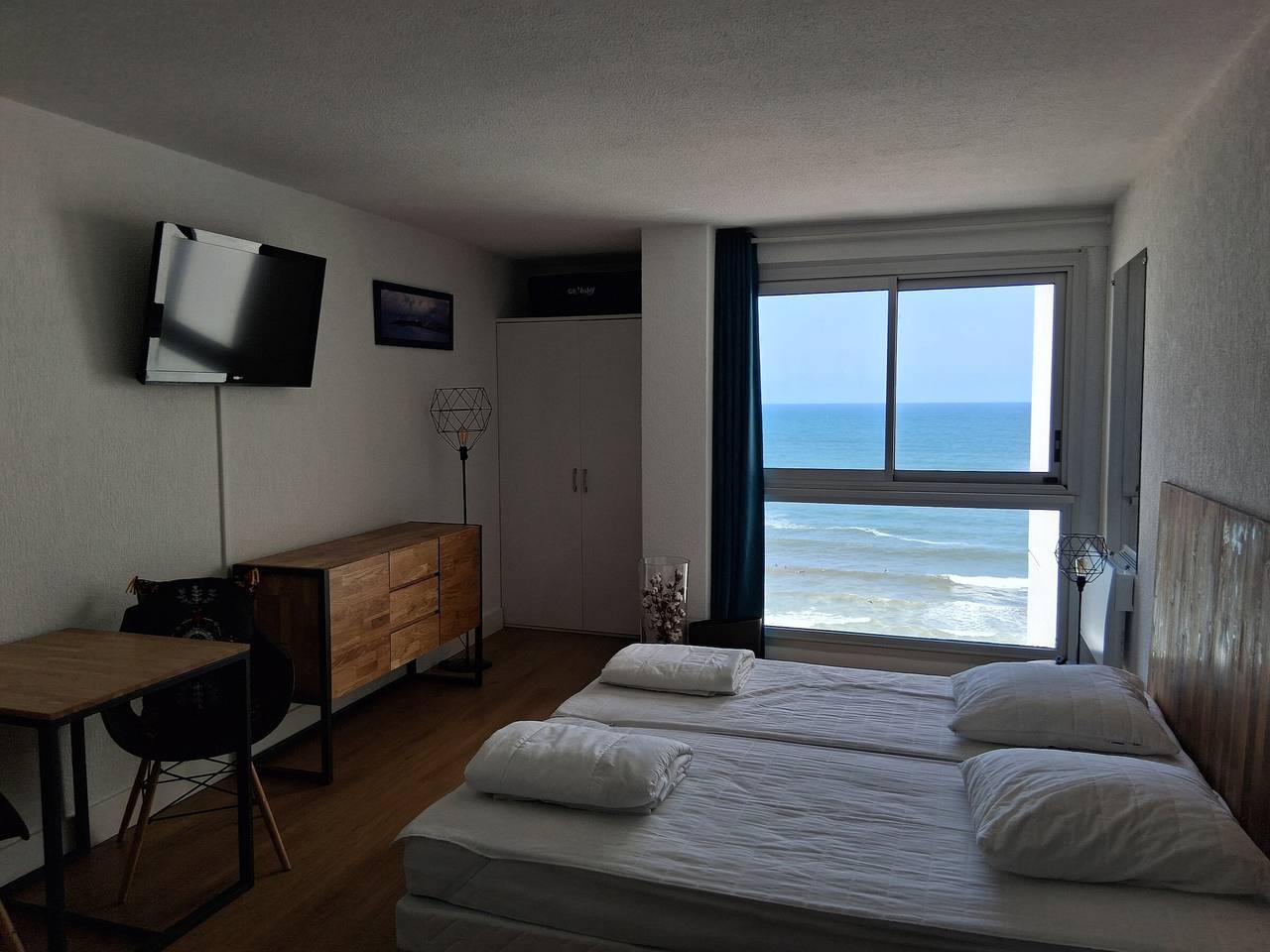 Apartamento entero, Apartamento junto a la playa con piscina e Internet in Biarritz, Region de Bayona