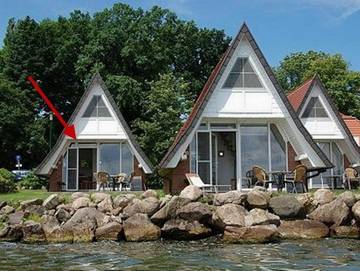 Ferienhaus für 4 Personen, mit Terrasse am Schweriner See