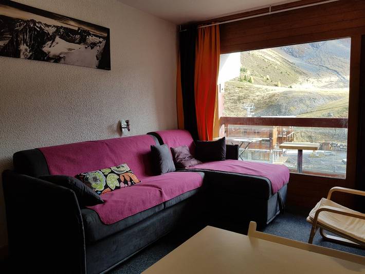 Gîte pour 4 personnes, avec Balcon dans Arc 2000 - 2