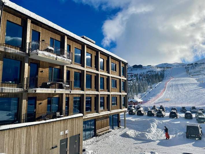 Apartmenthotel für 2 Personen, mit Terrasse und Ausblick in Gaustatoppen