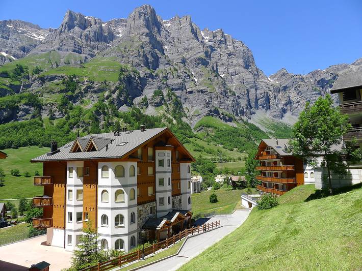 Ferienwohnung für 4 Personen, mit Balkon in Leukerbad