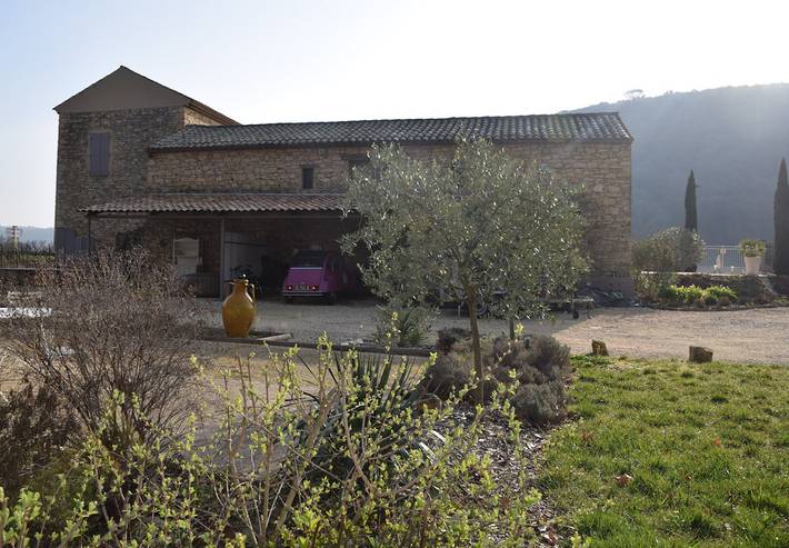 Gîte pour 3 personnes, avec terrasse et piscine ainsi que jacuzzi et jardin dans La Ceze La Roque Sur Ceze - 4