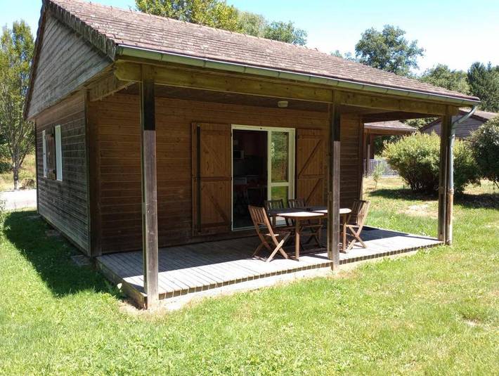 Chalet pour 5 personnes, avec Terrasse ainsi que Jardin et Vue